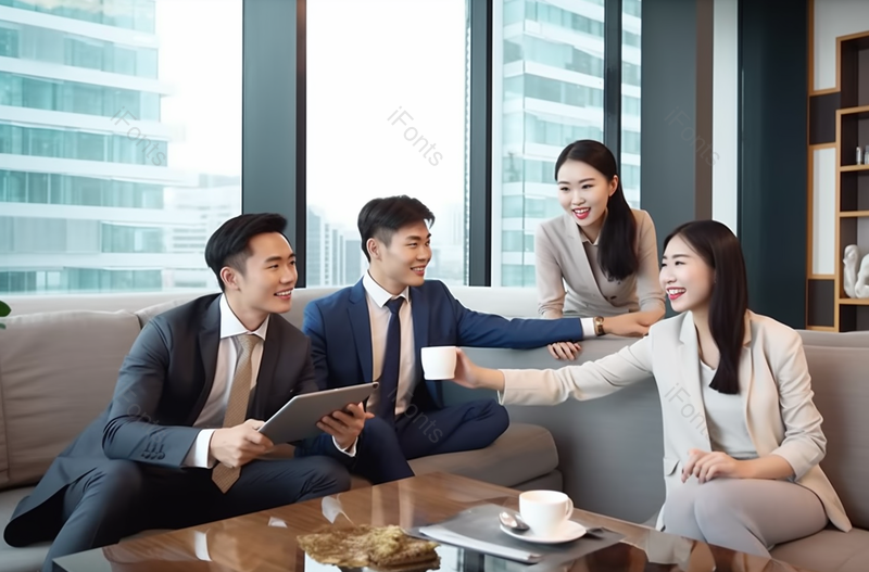 微笑服务零售金融销售业务商务青年夫妇和汽车销售人员,高清,摄影图,摄影图片,图片大全,摄影图免费下载